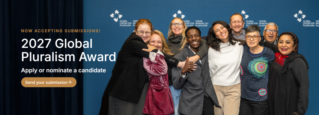 Global Pluralism Award 2027 výzva na nominácie
